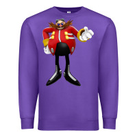Purple doctor eggman Premium Sweatshirt - DesigneFamous