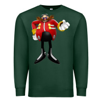 Sports Green doctor eggman Premium Sweatshirt - DesigneFamous