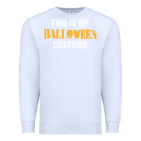 White this is my halloween costume Premium Sweatshirt - DesigneFamous