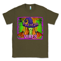 Army Green bad witch vibes Classic Tee - Jasminsmagicworld