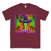 Burgundy bad witch vibes Classic Tee - Jasminsmagicworld
