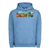 Pigment Pebble Blue american football coffee cups Urban Hoodie - Jasminsmagicworld