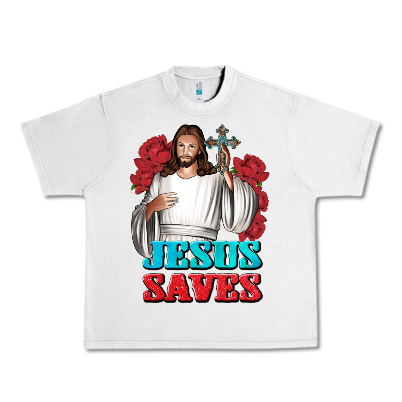 Jesus Saves Urban Heavy Tee by BundleAndBundleShop | Teevron