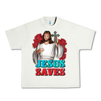 Pistachio Jesus Saves Urban Heavy Tee - BundleAndBundleShop