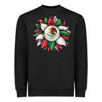 Black Christmas sunflower Mexican flag Heavyweight Sweatshirt - JahusDesignShop