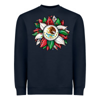 Navy Christmas sunflower Mexican flag Heavyweight Sweatshirt - JahusDesignShop