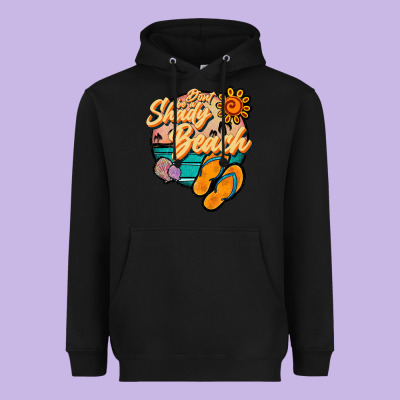 Dont Be A Shady Beach Heavyweight Hoodie Designed By Jahusdesignshop