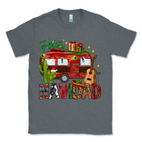 Charcoal Heather Feliz Navidad Christmas Mexico Classic Tee - HowdyJamesFarm