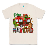 Natural Feliz Navidad Christmas Mexico Classic Tee - HowdyJamesFarm