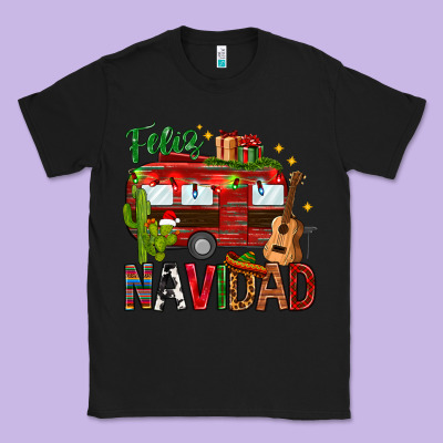 Feliz Navidad Christmas Mexico Classic Tee Designed By Howdyjamesfarm