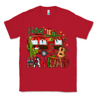 Red Feliz Navidad Christmas Mexico Classic Tee - HowdyJamesFarm