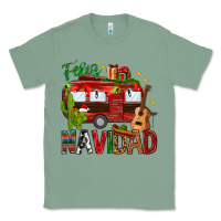 Sage Feliz Navidad Christmas Mexico Classic Tee - HowdyJamesFarm