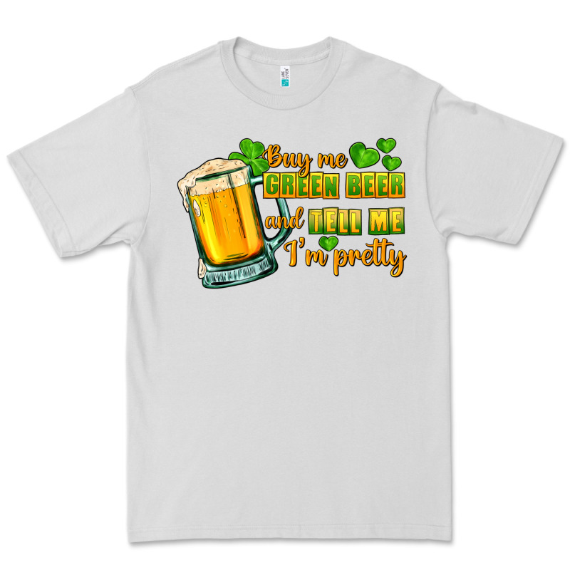 Buy Me Green Beer And Tell Me I'm Pretty Premium Tee by CowGirlArtShop | Teevron