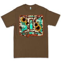 Cacao gemini turquoise cowhide Premium Tee - RanaPortraitStore