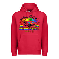 Cardinal wishing all of the homophobes uncomfortable month Premium Hoodie - Artiststas