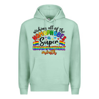 Seafoam wishing all of the homophobes uncomfortable month Premium Hoodie - Artiststas