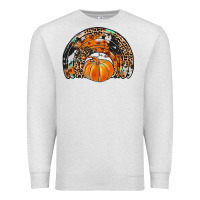 Oatmeal Heather western pumpkin fall rainbow Premium Sweatshirt - JahusDesignShop