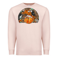 Pale Pink western pumpkin fall rainbow Premium Sweatshirt - JahusDesignShop