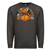 Smoke western pumpkin fall rainbow Premium Sweatshirt - JahusDesignShop