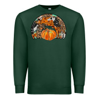 Sports Green western pumpkin fall rainbow Premium Sweatshirt - JahusDesignShop