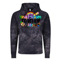 Cloud Black Kindergarten Teacher Life Vintage Hoodie - LillyAllenDesigns