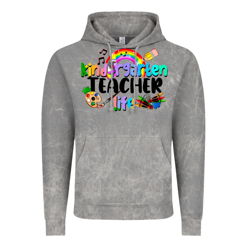 Kindergarten Teacher Life Vintage Hoodie by LillyAllenDesigns | Teevron