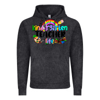 Vintage Black Kindergarten Teacher Life Vintage Hoodie - LillyAllenDesigns
