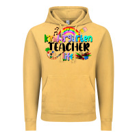 Vintage Mustard Kindergarten Teacher Life Vintage Hoodie - LillyAllenDesigns