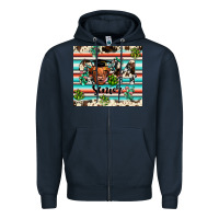 Navy 2024 senior cow Zipper Hoodie - JahusDesignShop