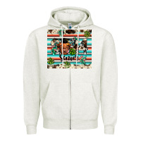 Oatmeal Heather 2024 senior cow Zipper Hoodie - JahusDesignShop