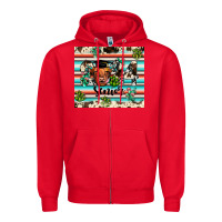 Red 2024 senior cow Zipper Hoodie - JahusDesignShop