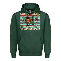 Sports Green 2024 senior cow Zipper Hoodie - JahusDesignShop