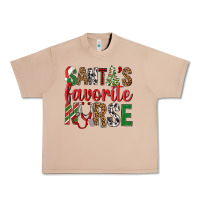 Burro Santa's Favorite Nurse Urban Heavy Tee - BundleAndBundleShop