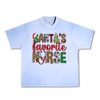 Grape Ice Santa's Favorite Nurse Urban Heavy Tee - BundleAndBundleShop