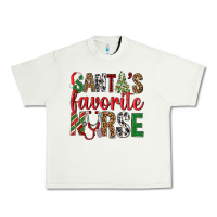 Pistachio Santa's Favorite Nurse Urban Heavy Tee - BundleAndBundleShop
