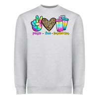 Peace Love Loaded Tea Heavyweight Sweatshirt | Teevron