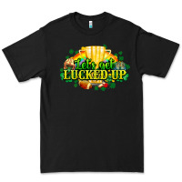Black St. Patrick's Day American Football Premium Tee - HowdyJamesFarm