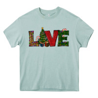 Arona Christmas Tree Love Heavy Core Tee - RanaPortraitStore