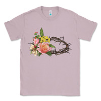 Crown Of Thorns Floral Easter Classic Tee | Teevron