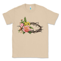 Mushroom Crown of thorns floral Easter Classic Tee - CowGirlArtShop