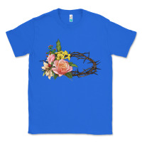 True Royal Crown of thorns floral Easter Classic Tee - CowGirlArtShop