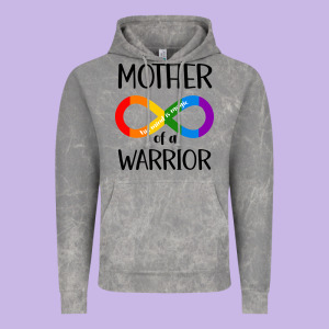 Mother Of Warrior Vintage Hoodie Designed By Cowhidedigitalart