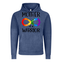 Vintage Denim Mother Of Warrior Vintage Hoodie - CowhideDigitalArt