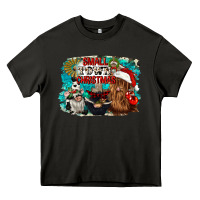 Asphalt small town christmas Heavy Core Tee - CowGirlArtShop