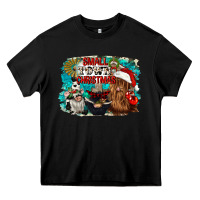 Black small town christmas Heavy Core Tee - CowGirlArtShop
