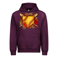 Mauve Wine softball home plate Urban Hoodie - Jasminsmagicworld