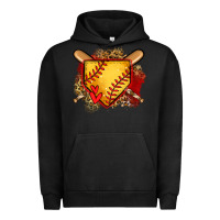 Pigment Black softball home plate Urban Hoodie - Jasminsmagicworld
