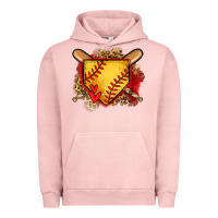 Pigment Salmon softball home plate Urban Hoodie - Jasminsmagicworld