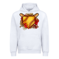 White softball home plate Urban Hoodie - Jasminsmagicworld