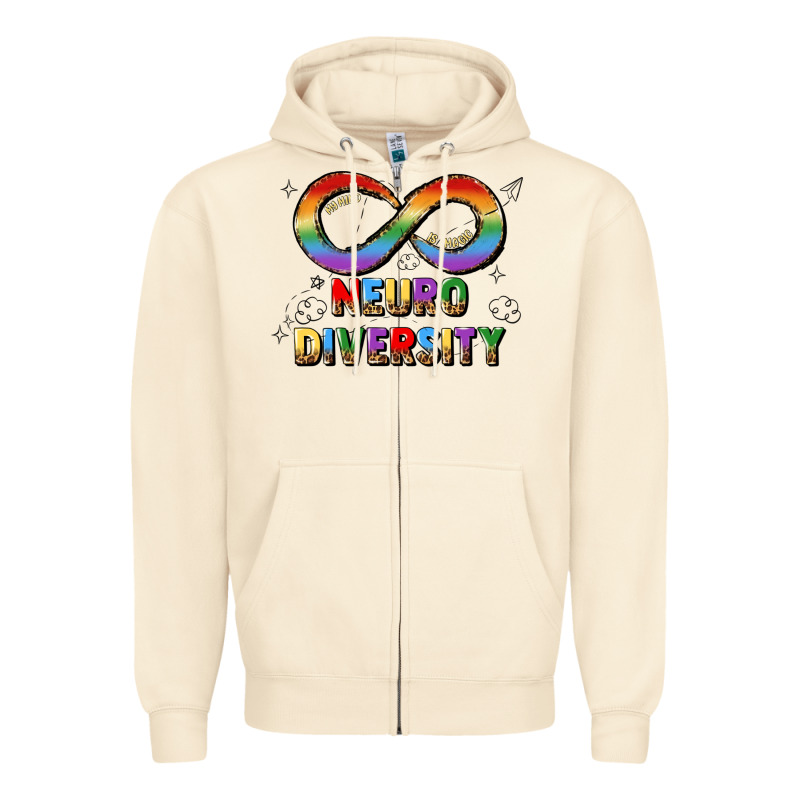 Neurodiversity Zipper Hoodie by JahusDesignShop | Teevron